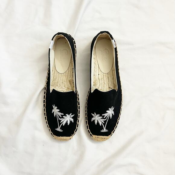palm tree print espadrilles - Picture 1 of 4